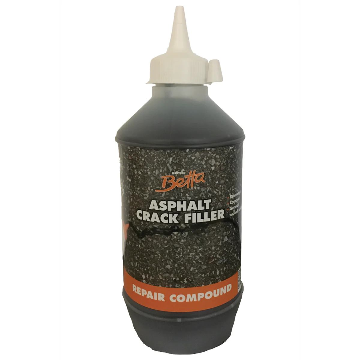 Gripset Betta Asphalt Crack Filler - 1L - Liquid - Solvent Free