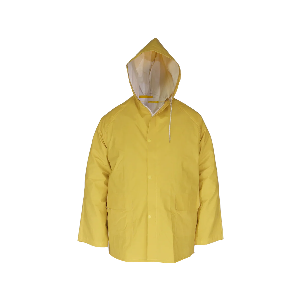 Gripwell XL Wet Weather Raincoat with Hood - Yellow - PVC - 3/4 Length