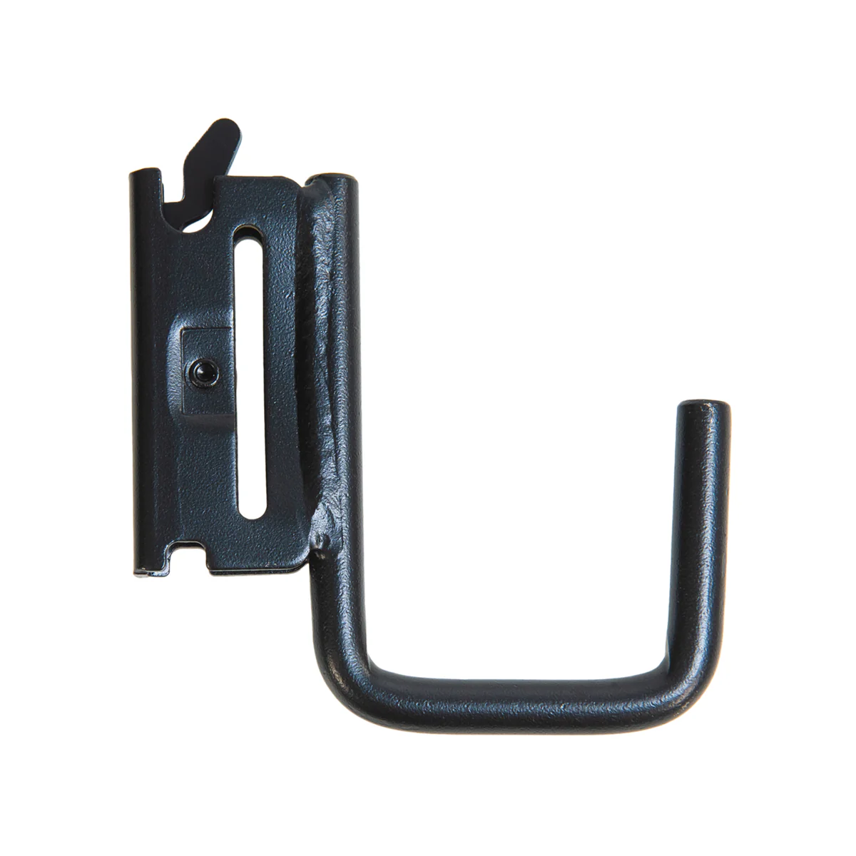 Grunt E Track Fitting W J Hook - Black - 110mm x 13mm x 100mm - 180kg Capacity