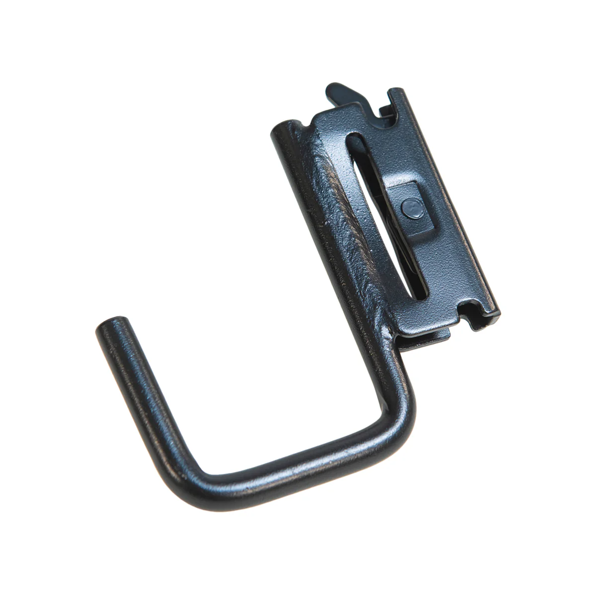Grunt E Track Fitting W J Hook - Black - 110mm x 13mm x 100mm - 180kg Capacity - Image 3
