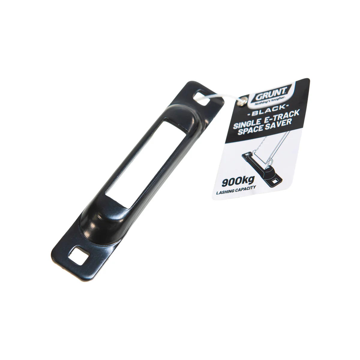 GRUNT E Track Space Saver Single Black - 146mm x 15mm x 25mm - 900kg Capacity - Image 2