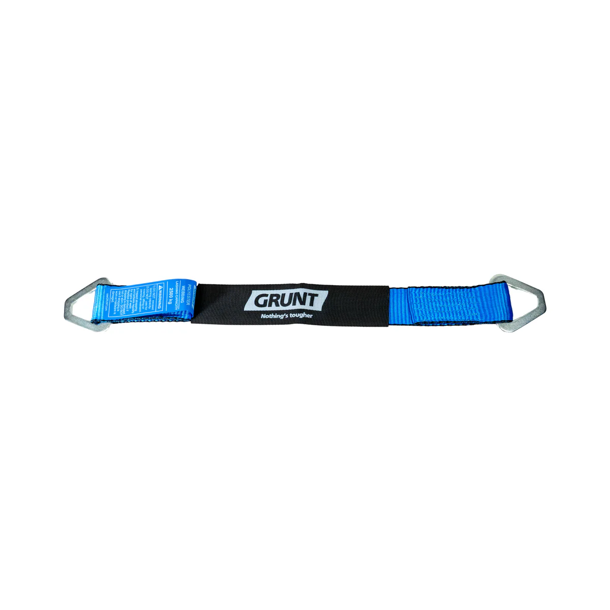 Grunt Heavy Duty Axle Strap 50mm x 60cm - Black - Off-Road Recovery - 4500kg Capacity