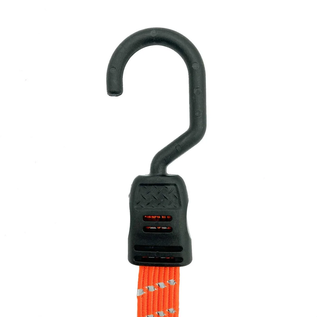 Grunt Reflecta Flat Bungee Strap - 100cm - Rubber - Reflective - Image 4