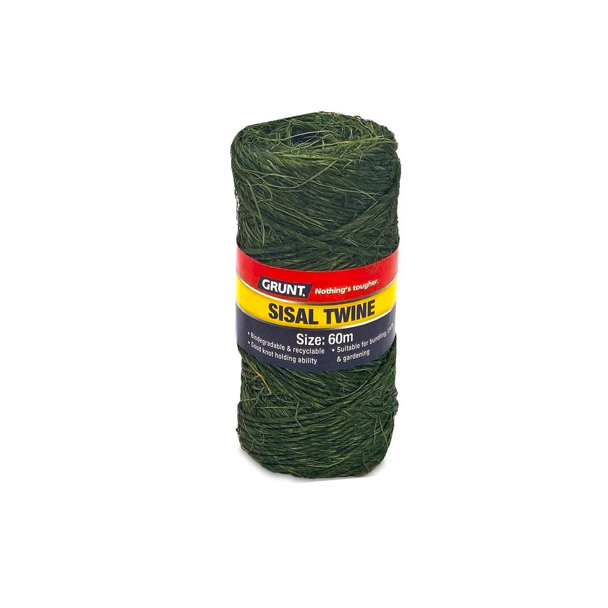 Grunt Sisal Twine - 60m - Dark Green - High Strength Garden Rope