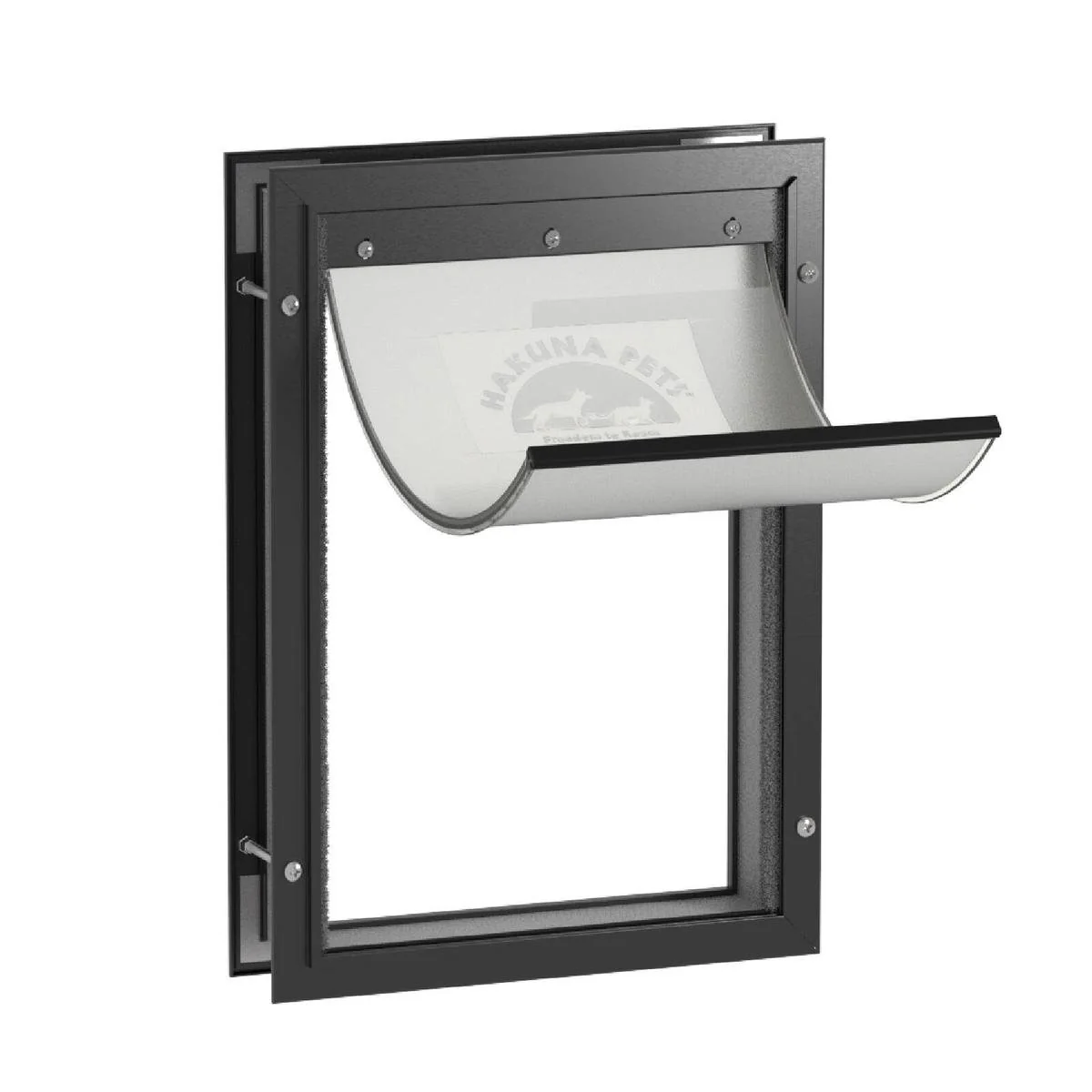 Hakuna Pets Pet Door - 280mm x 405mm - Aluminium - Lockable Slide