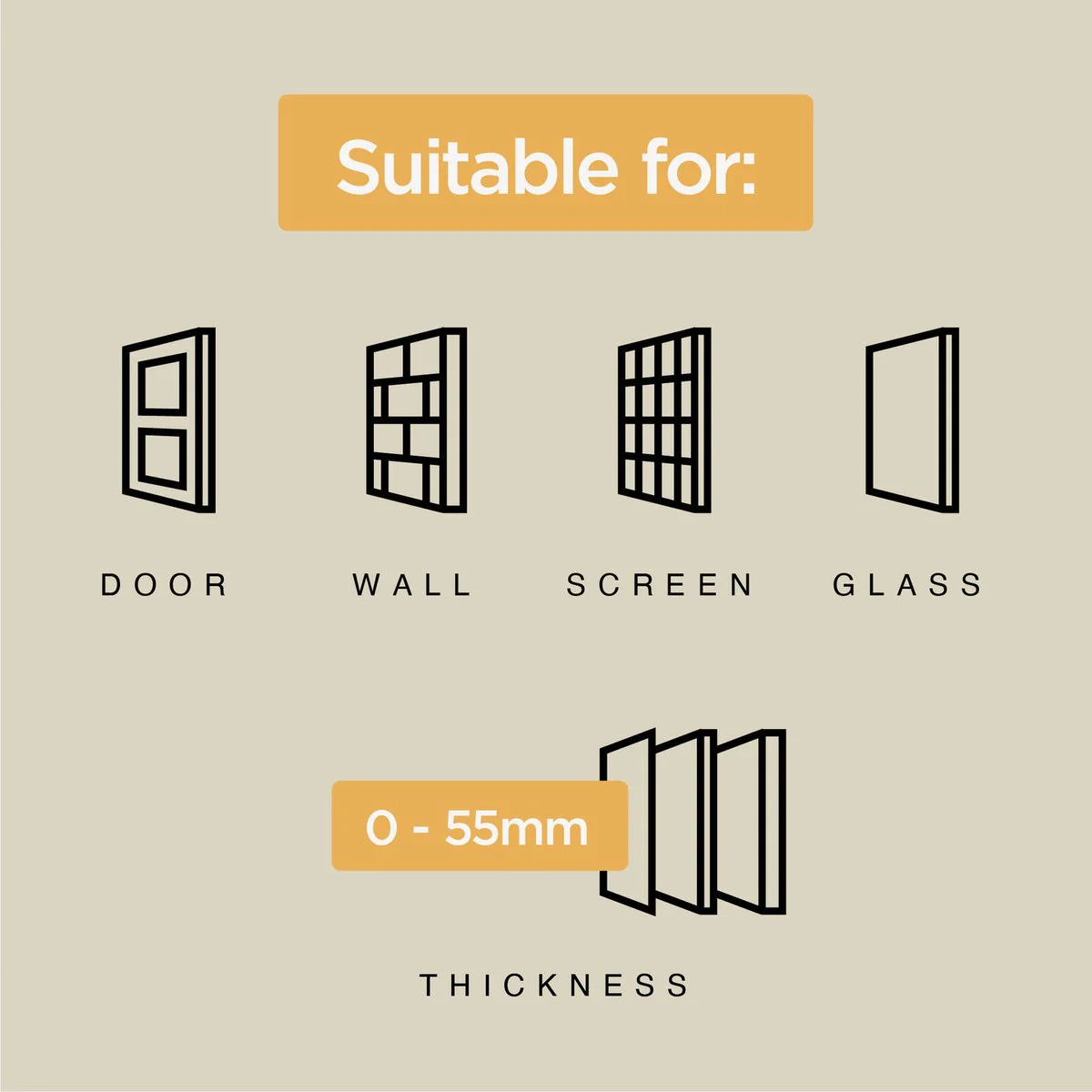 Hakuna Pets Medium Black Super Tough Pet Door 225mm x 290mm - Image 5