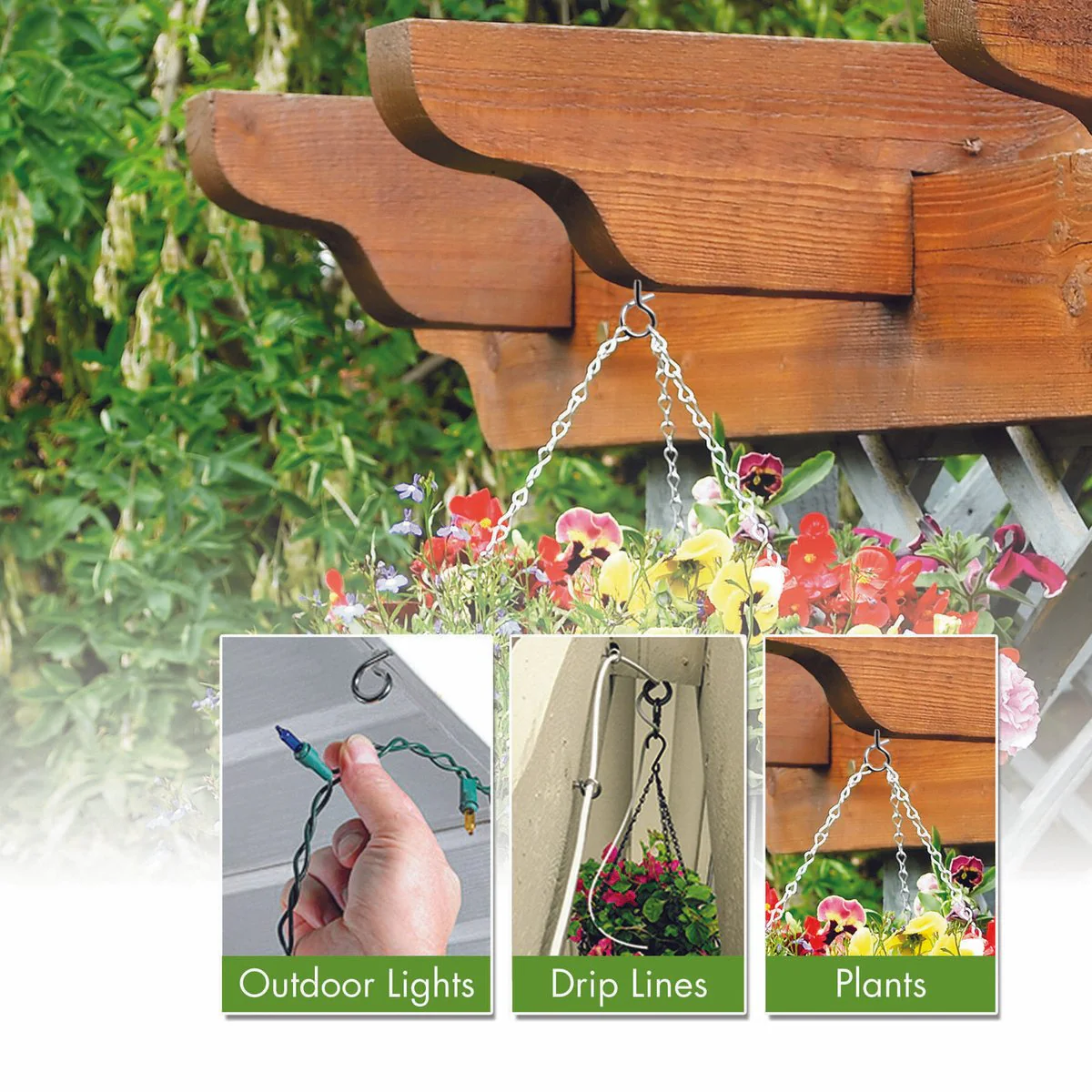 Hangman Q Hanger Picture Hanger 4 Pack - 6.8mm x 12.4mm - Rust-Proof Outdoor Hooks - Image 4