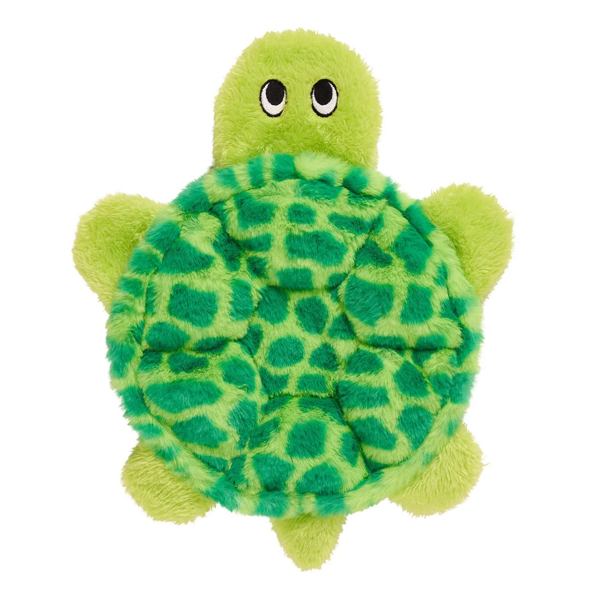 Happy Tails Multi Squeaker Turtle Plush Toy - 6 Squeakers - 260mm x 320mm