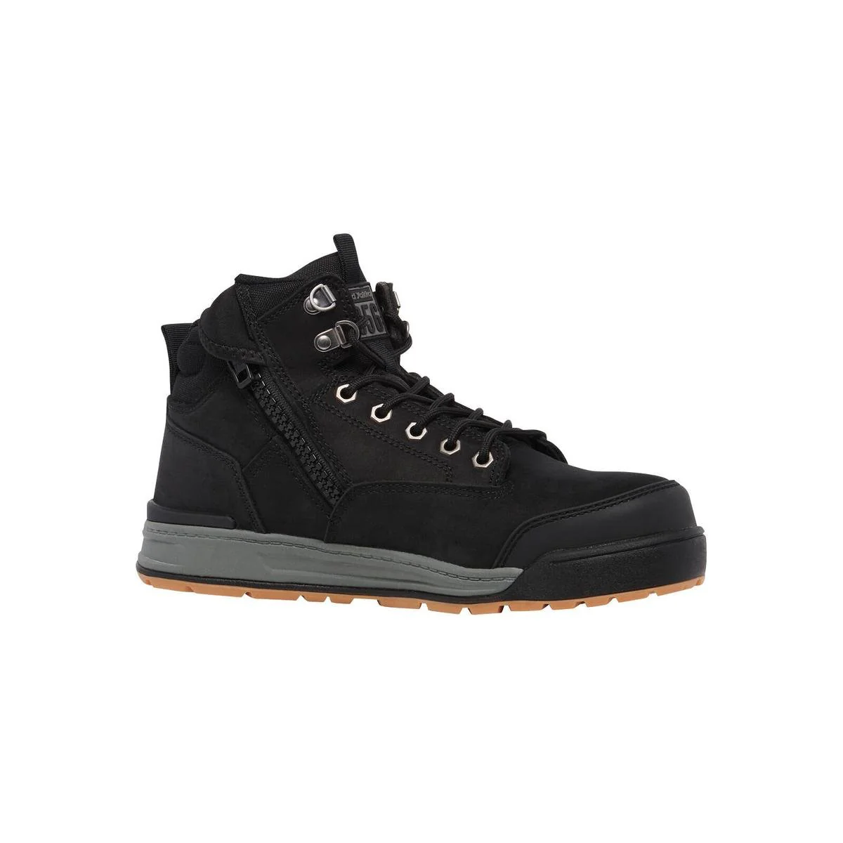 Hard Yakka 3056 Safety Boot Size 12 - Black - Steel Toe - Slip Resistant