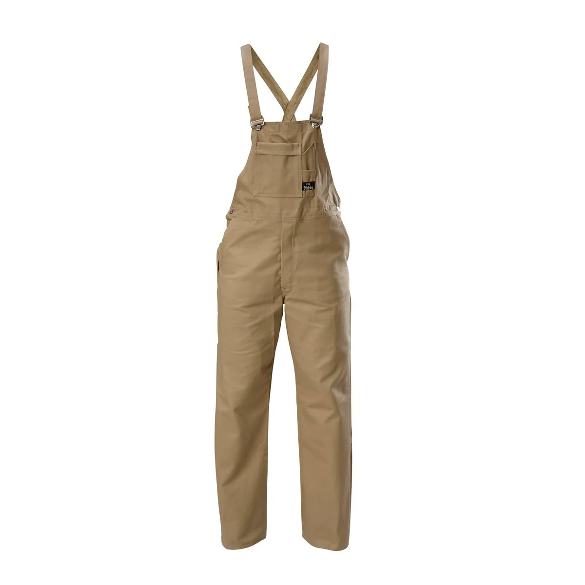 Hard Yakka Bib Brace Overalls Size 112 - Khaki - Durable Cotton Drill