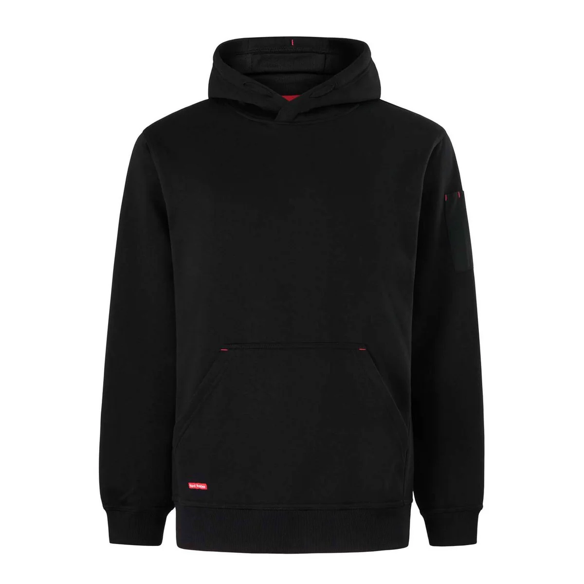 Hard Yakka Black Brushed Fleece Workwear Hoodie 2XL - Warm & Durable