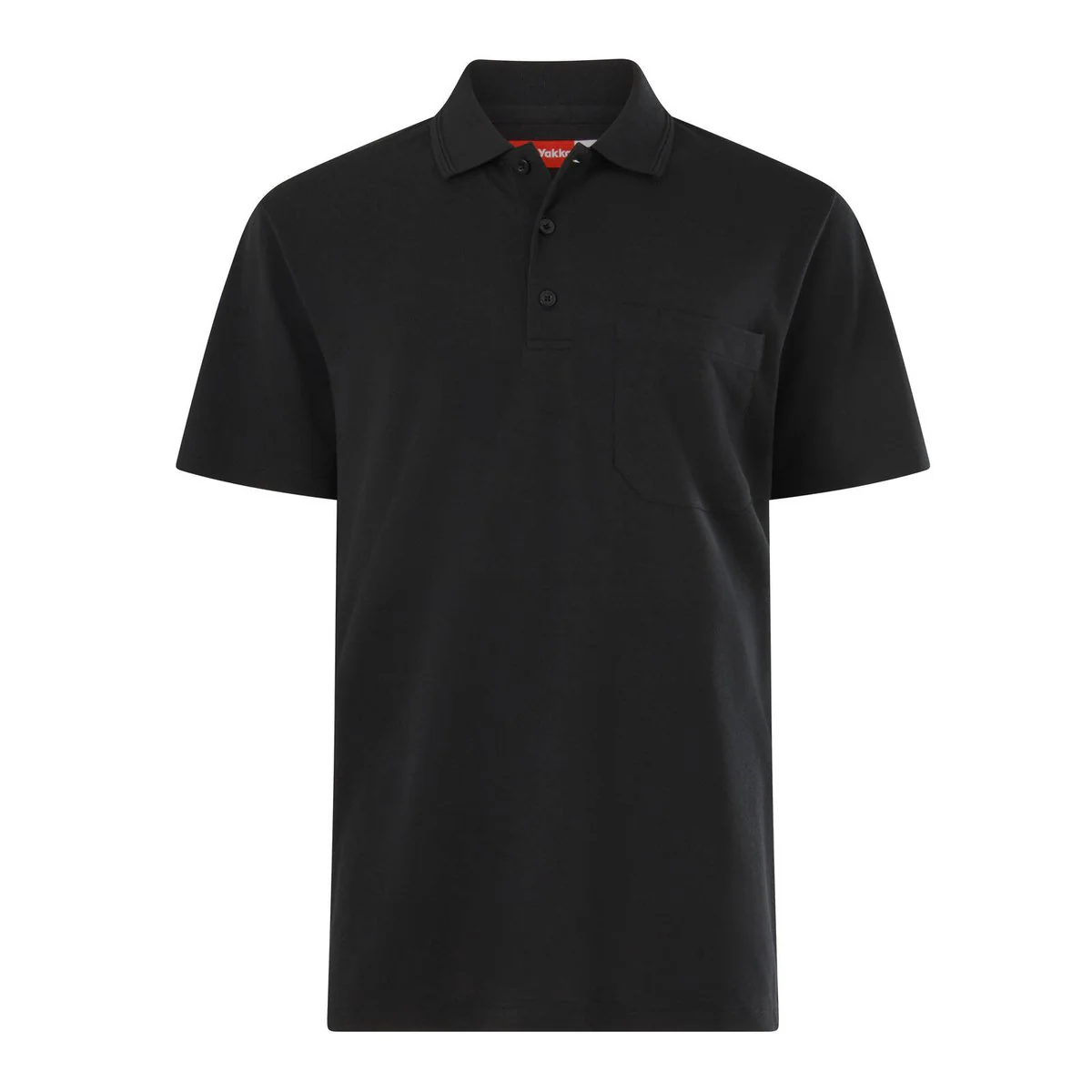 Hard Yakka Black Short Sleeve Polo 3XL - Regular Fit - Durable Comfort