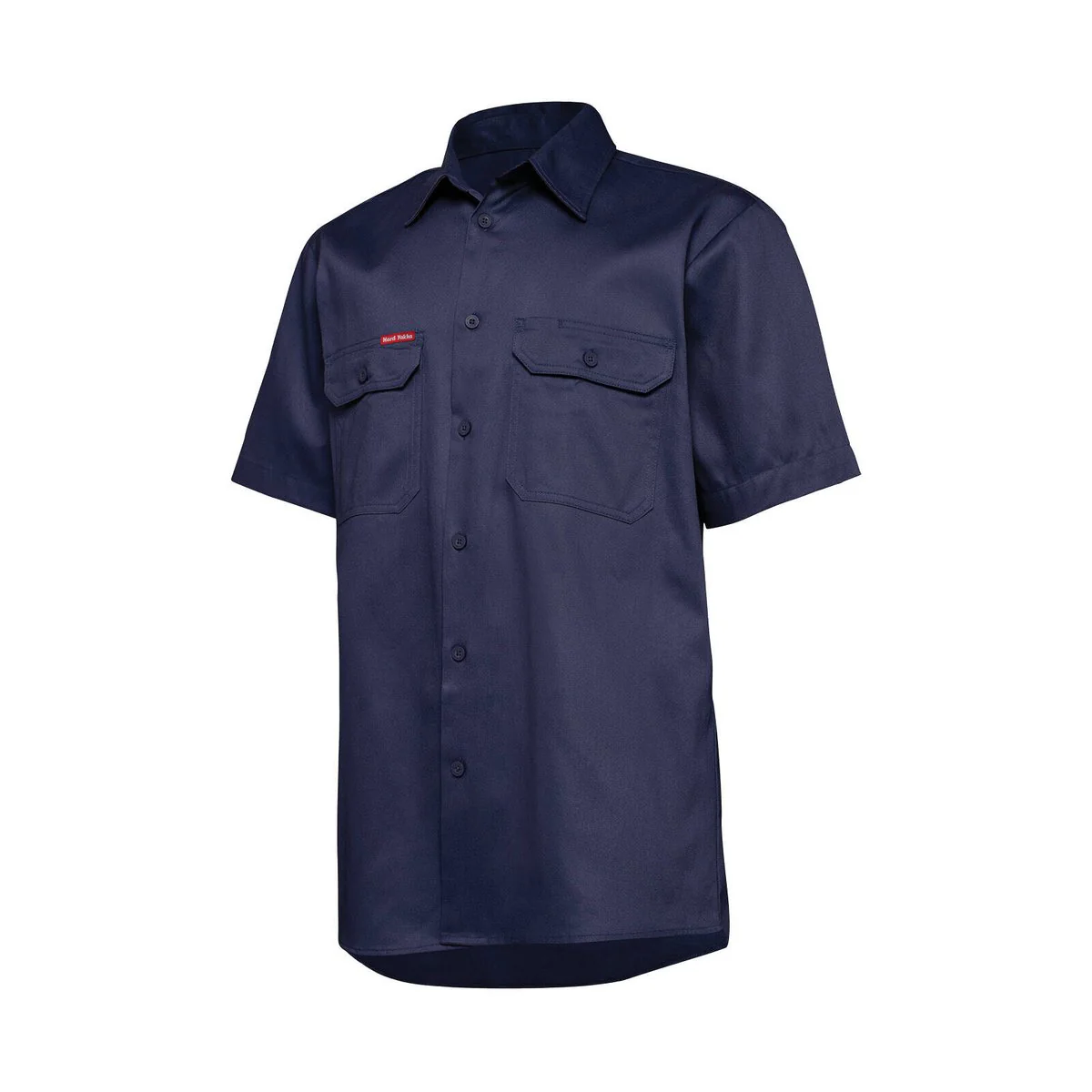 Hard Yakka Navy Core Lightweight Vented Short Sleeve Shirt XL - 100% Cotton - Breathable