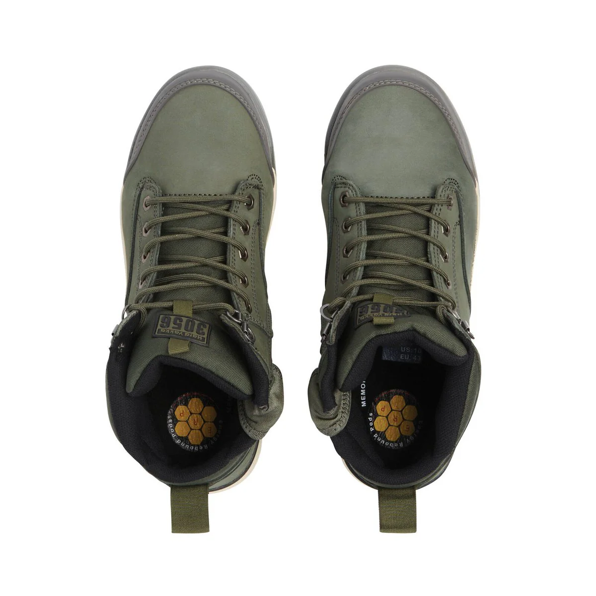 Hard Yakka Size 12 Olive Safety Boot - Steel Toe - Heat Resistant - Slip Resistant - Image 4