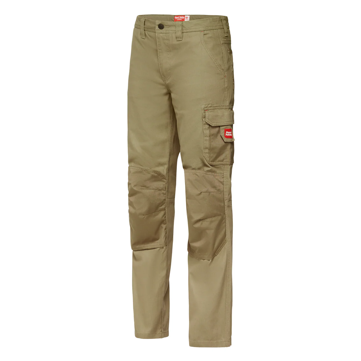 Hard Yakka Women’s Legends Cotton Cargo Pant Size 12 - Khaki - Durable, Functional