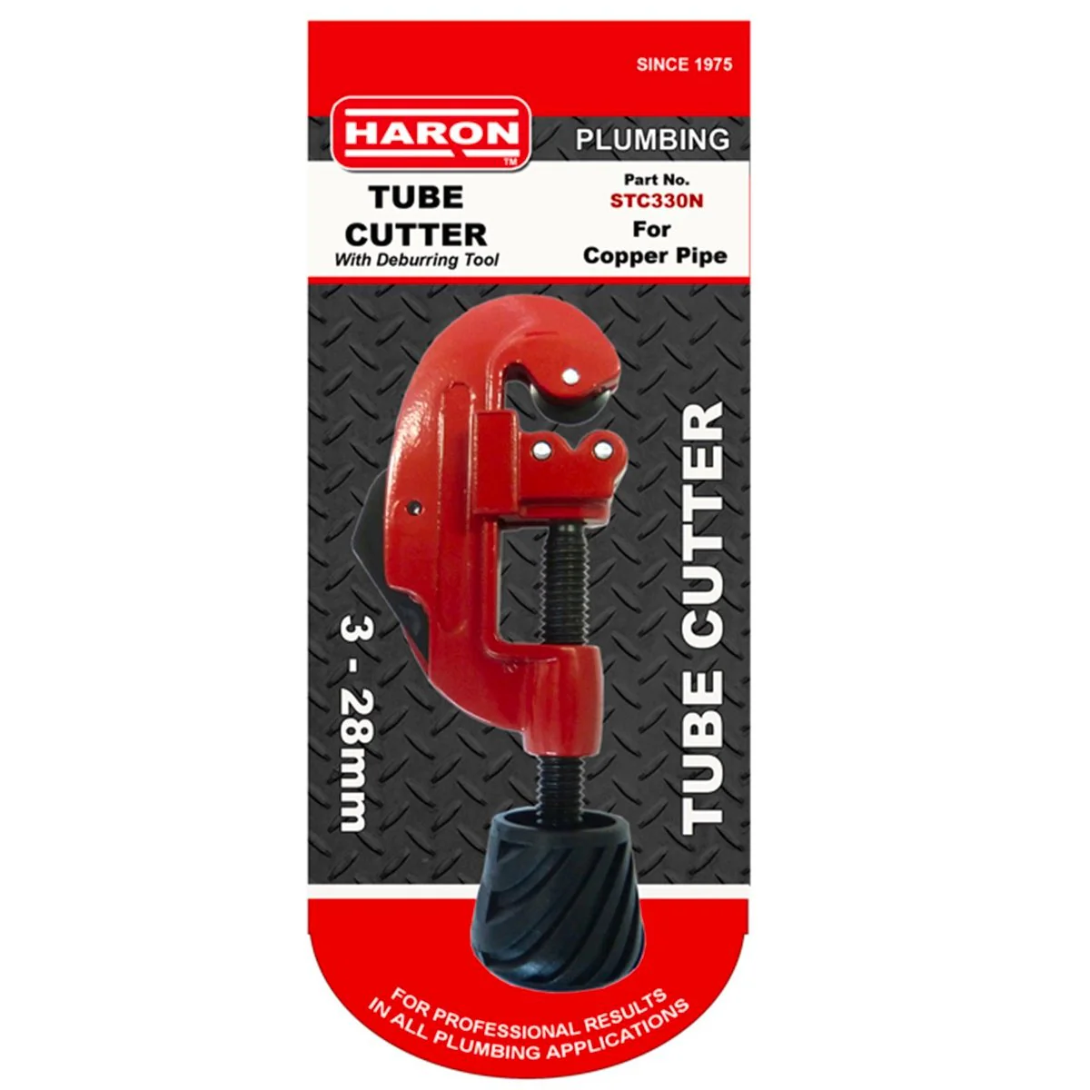 Haron Tube Cutter - 3-28mm - Steel - Easy Swivel Handle