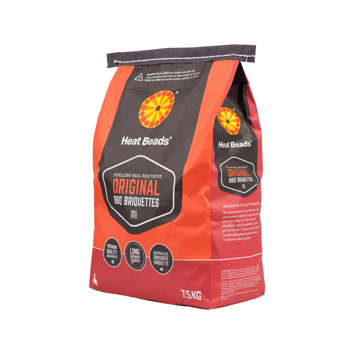 Heat Beads BBQ Briquettes - 7.5kg - Charcoal - High Heat Output