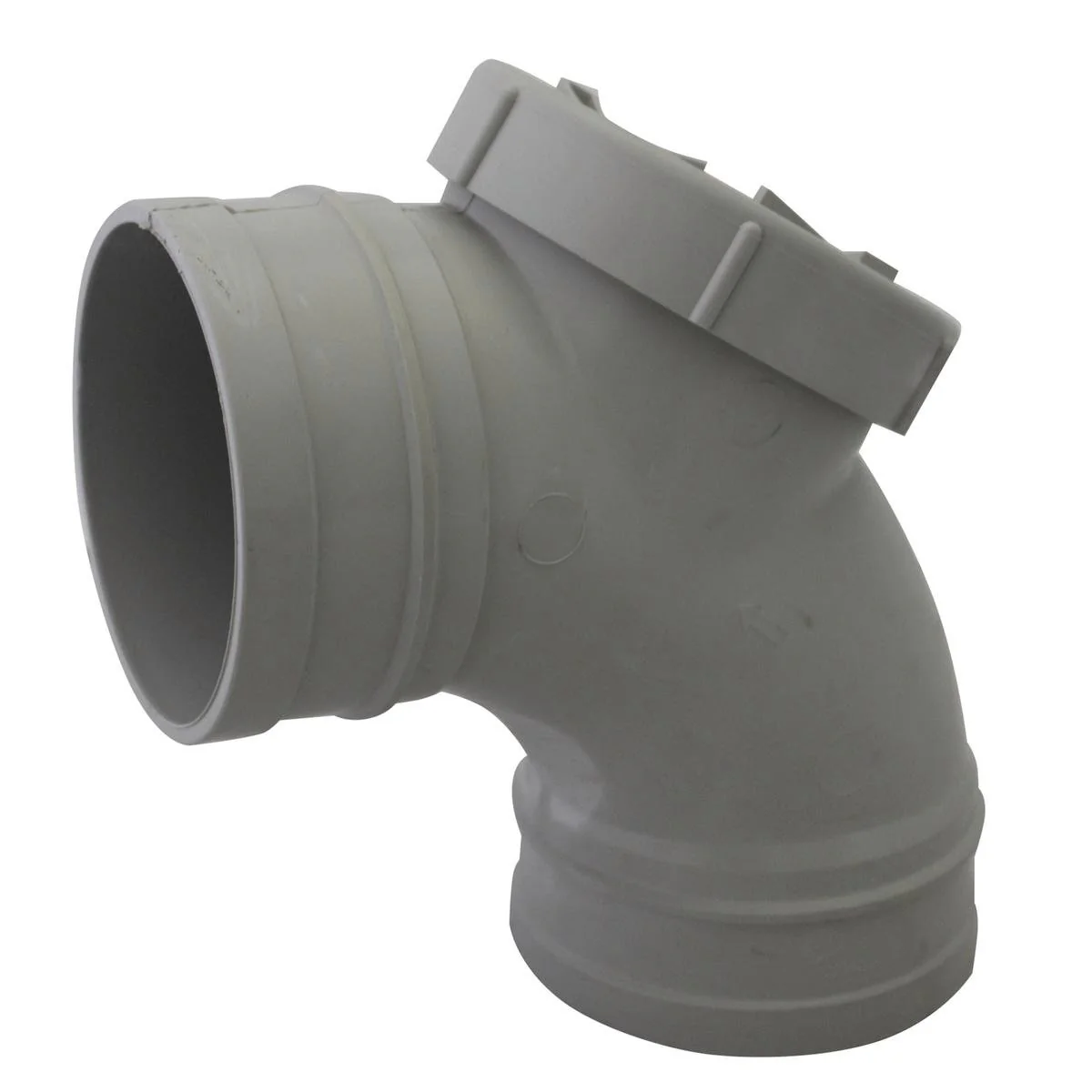Holman 100mm x 88 Degree Female-Female Rear Access Bend-PVC-Durable