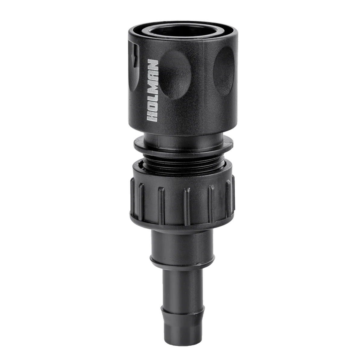 Holman 13mm Barbed Snap-On Connector - 12mm Polyethylene - UV Stabilised