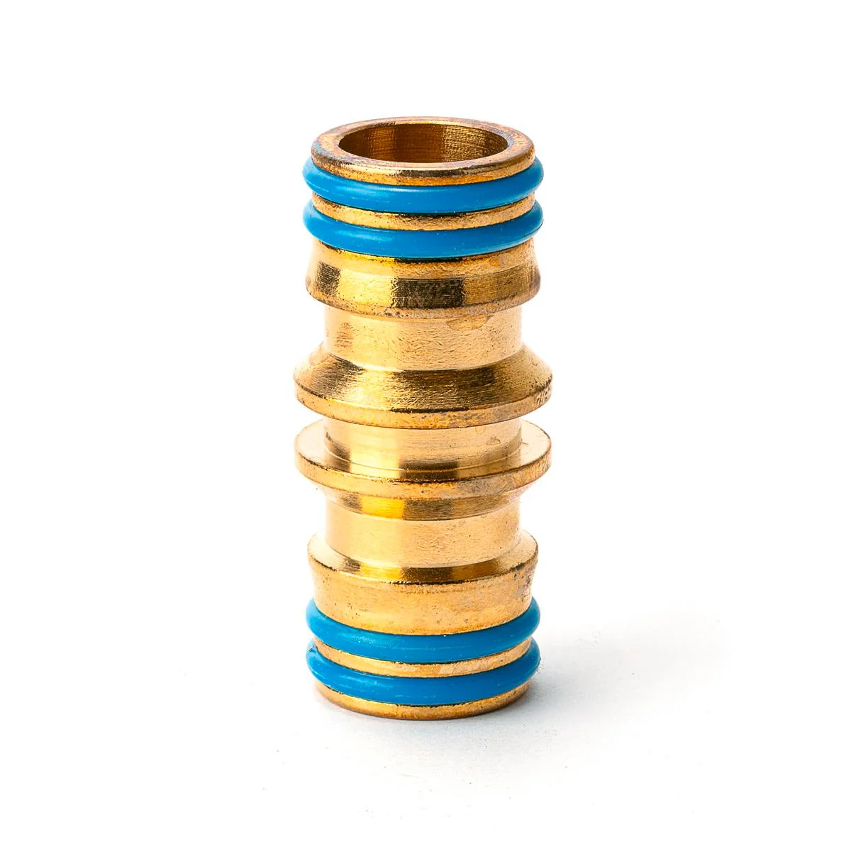 Holman 18mm Brass Coupling Hose Fitting Connector Durable Gold