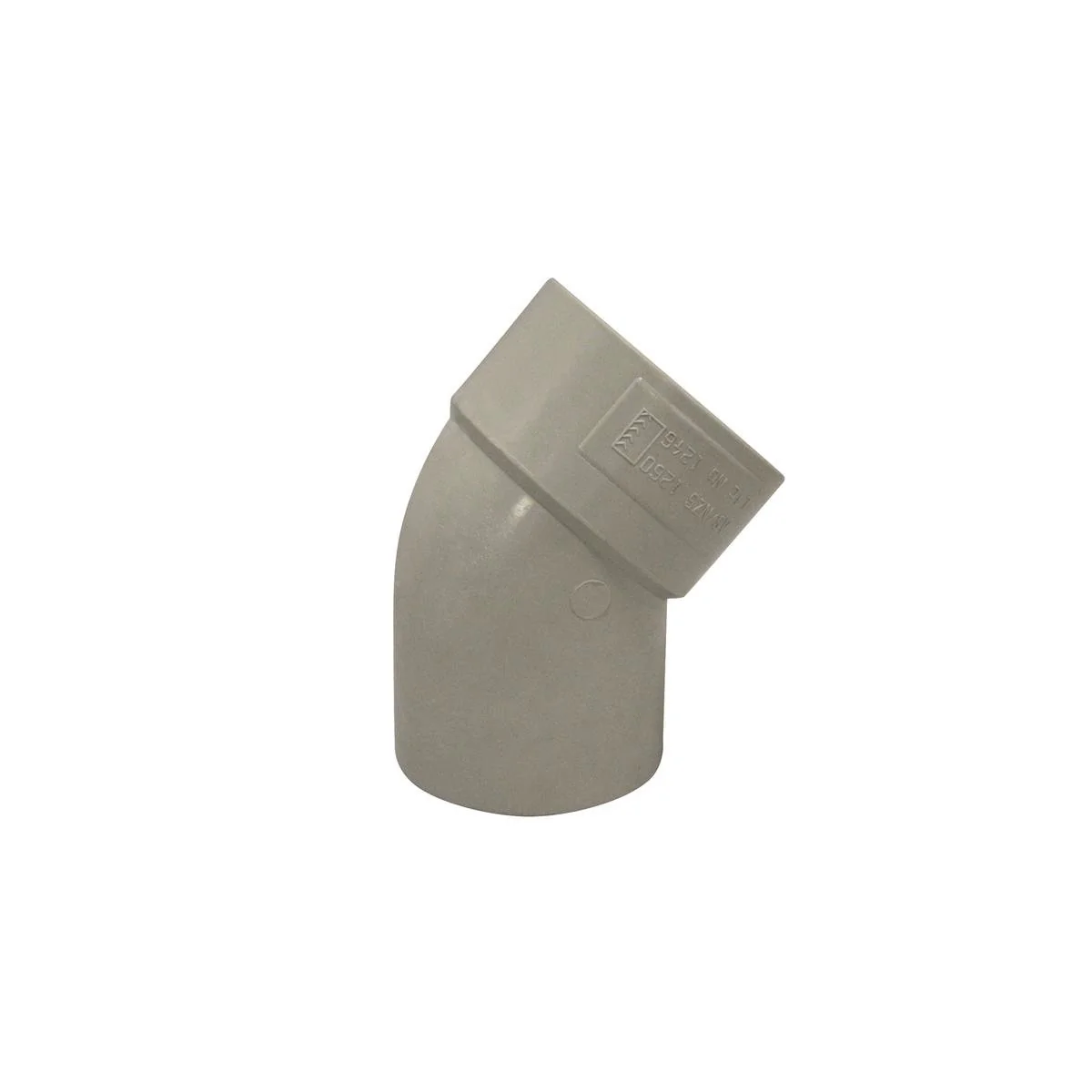 Holman 50mm PVC DWV Bend - Male & Female - 40 Deg - Grey - Durable