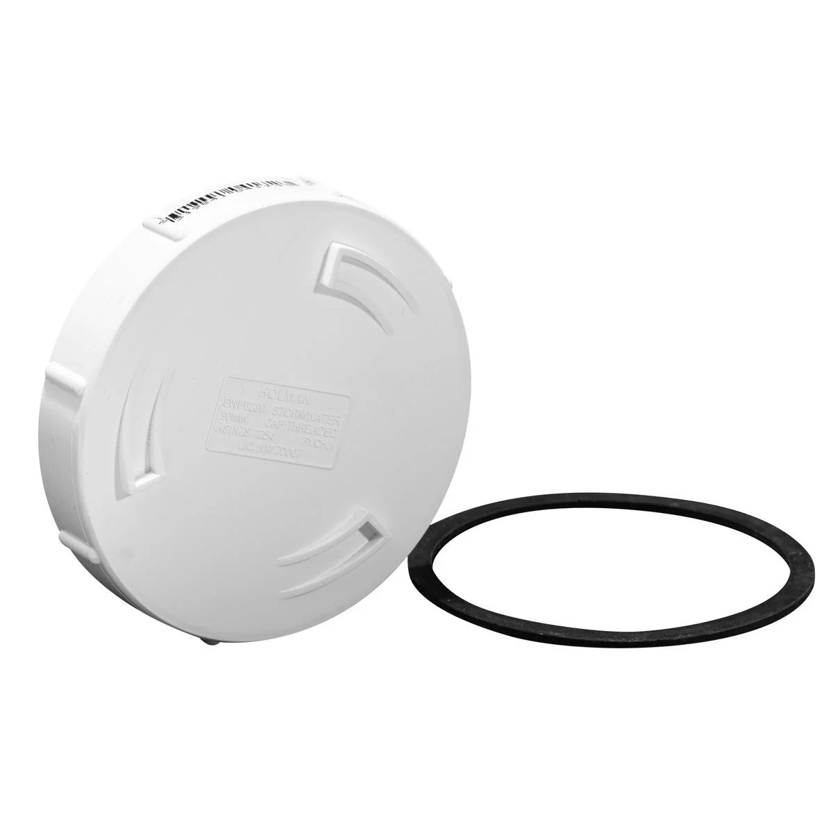 Holman 90mm Threaded PVC Storm Cap - 90mm - PVC - Durable Connection