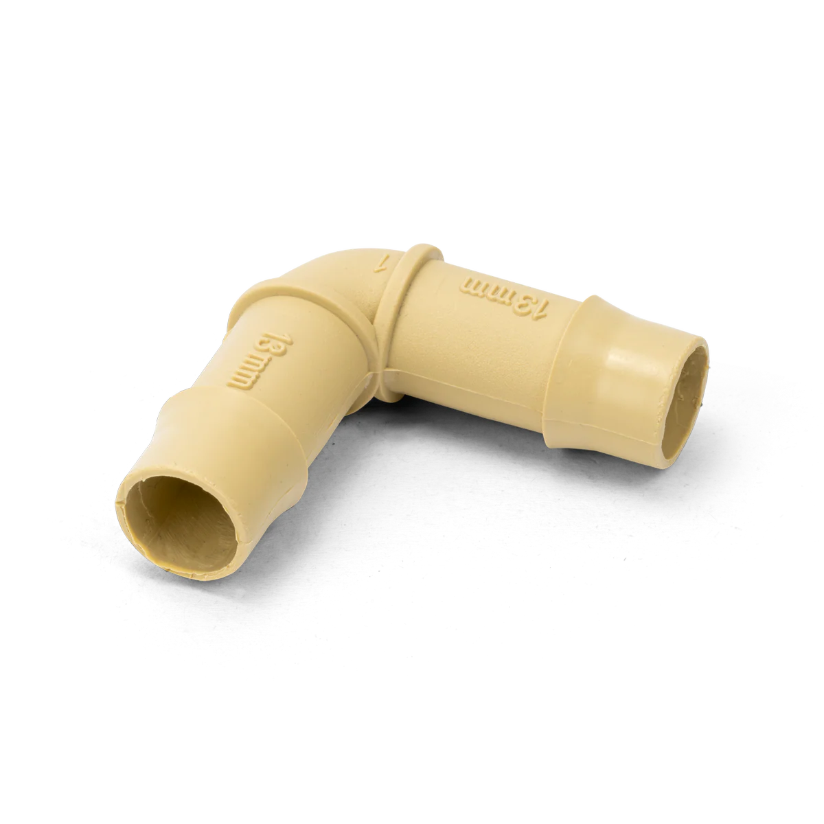 Holman Barbed Elbow - 13mm - Polypropylene - Beige