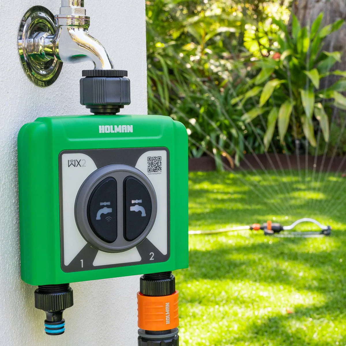 Holman WX2 Dual Outlet Tap Timer - 2 Zones - Efficient Garden Watering - Image 4