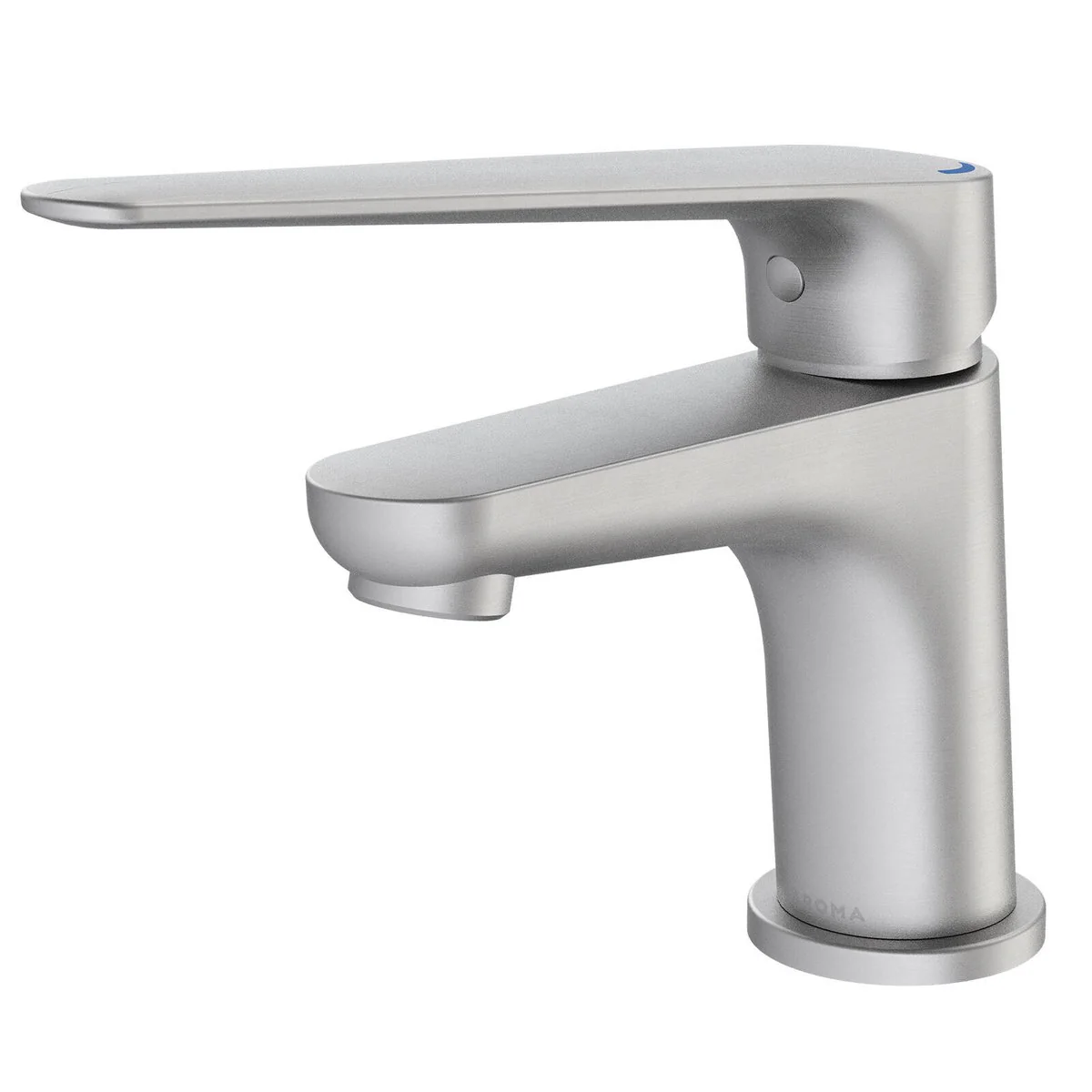 Homecare By Caroma Basin Mixer - Brushed Nickel - 40mm x 150mm x 175mm - Lead-Free Brass - Durable