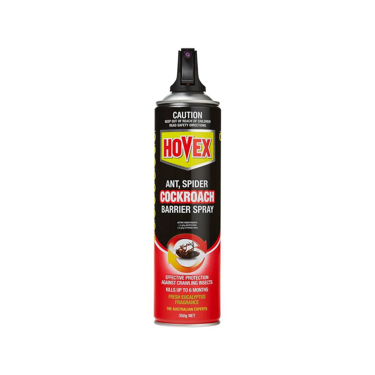 Hovex Ant Spider Cockroach Barrier Spray - 350g - Tin Plate - Eucalyptus Fragrance