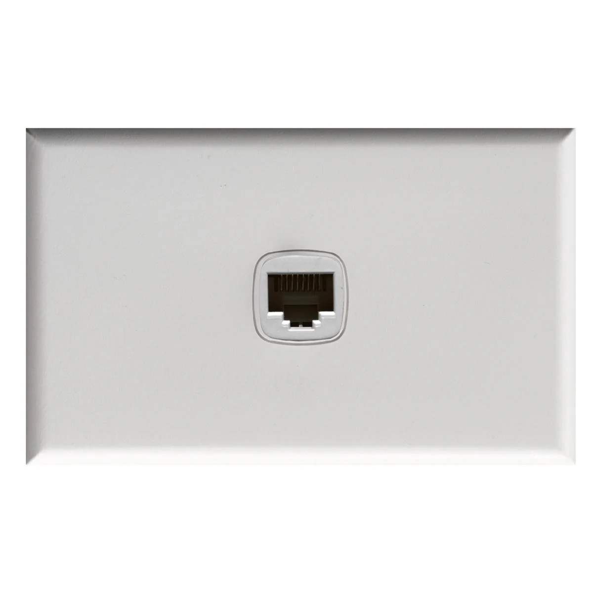 HPM Data Phone Port - 73mm x 117mm - Plastic - Matt White