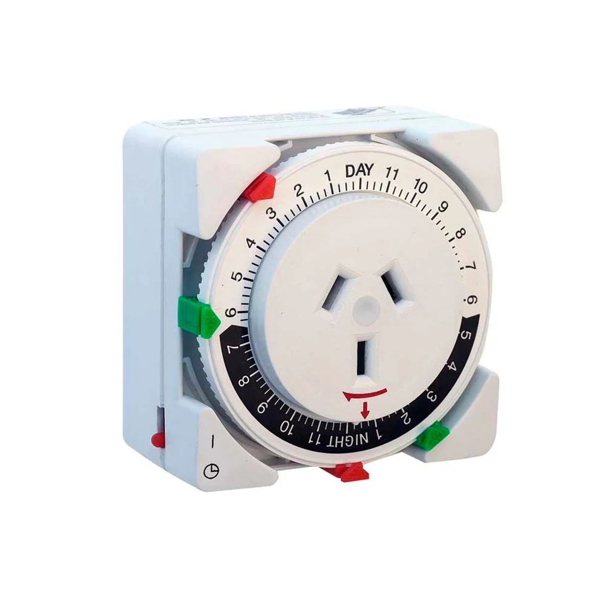 Hpm Easy Set Timer - 24HR - Plastic - Programmable - 1 Outlet
