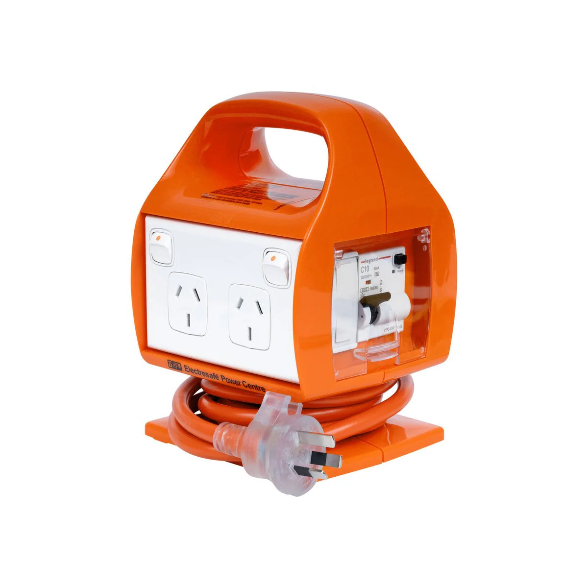 HPM Electresafe Power Centre - 10 Amp - Plastic - RCD Safety Switch - Image 2