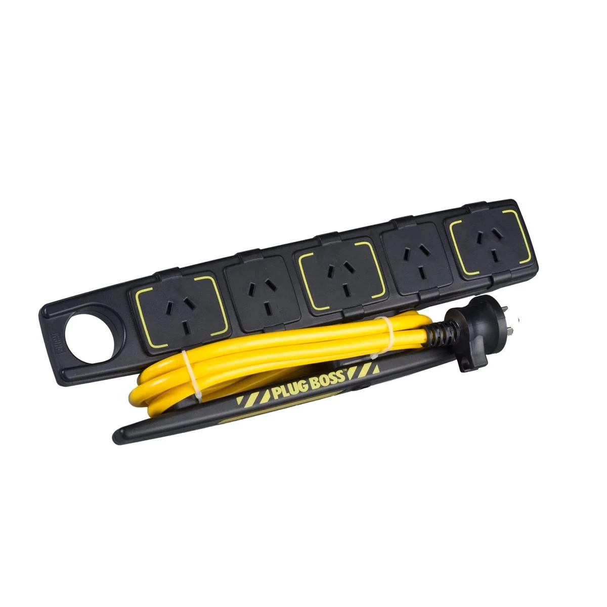 HPM Powerboard - 5 Outlet - Plastic - Overload Protection