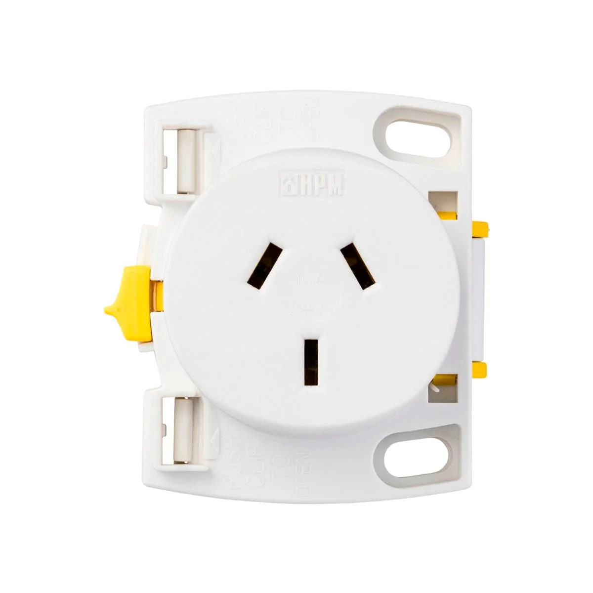 Hpm Quick Connect Plug Base - 10A - Plastic - Compact Size