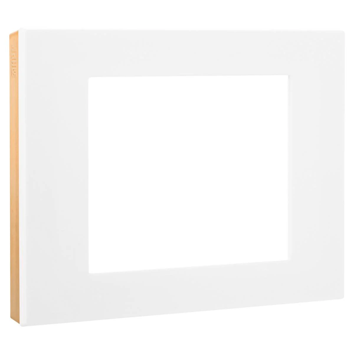 Hpm Vivo Coverplate - White Gloss Rose Gold - 118mm x 85mm - Durable Design