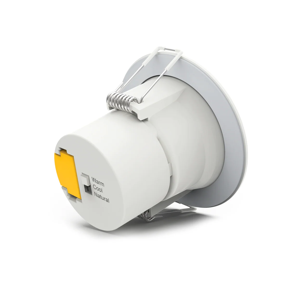 HPM Zyla Recessed Downlight - 70mm - 5W - 606lm - Tri Colour - White - Dimmable - Image 3