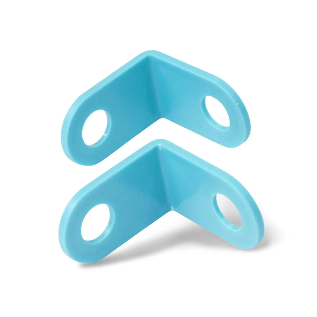 I Create L Shape Brackets 4 Pack - 50mm x 50mm - Blue - Corner Support - Image 2