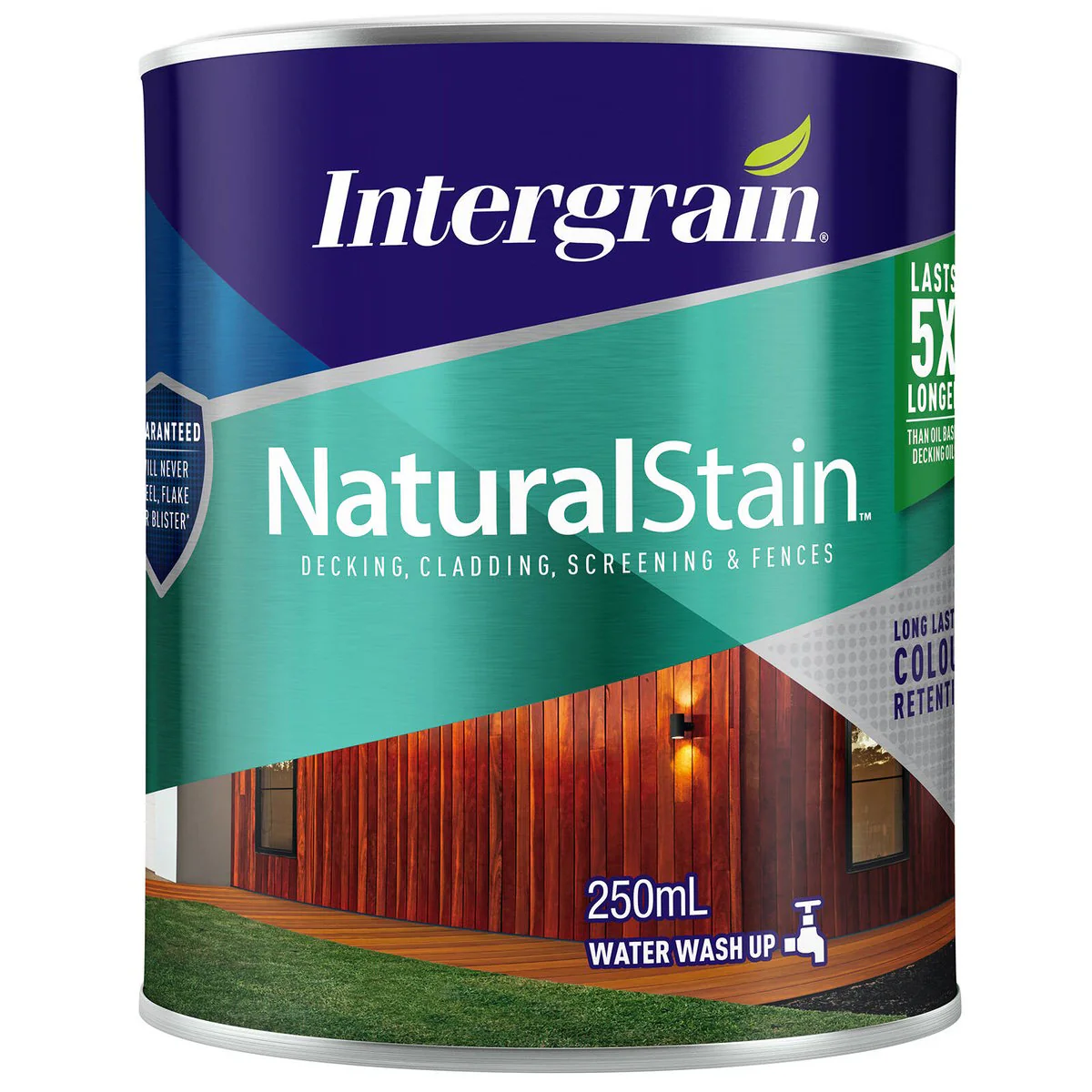 Intergrain NaturalStain 250ml Jarrah Redgum Timber Stain Water Based