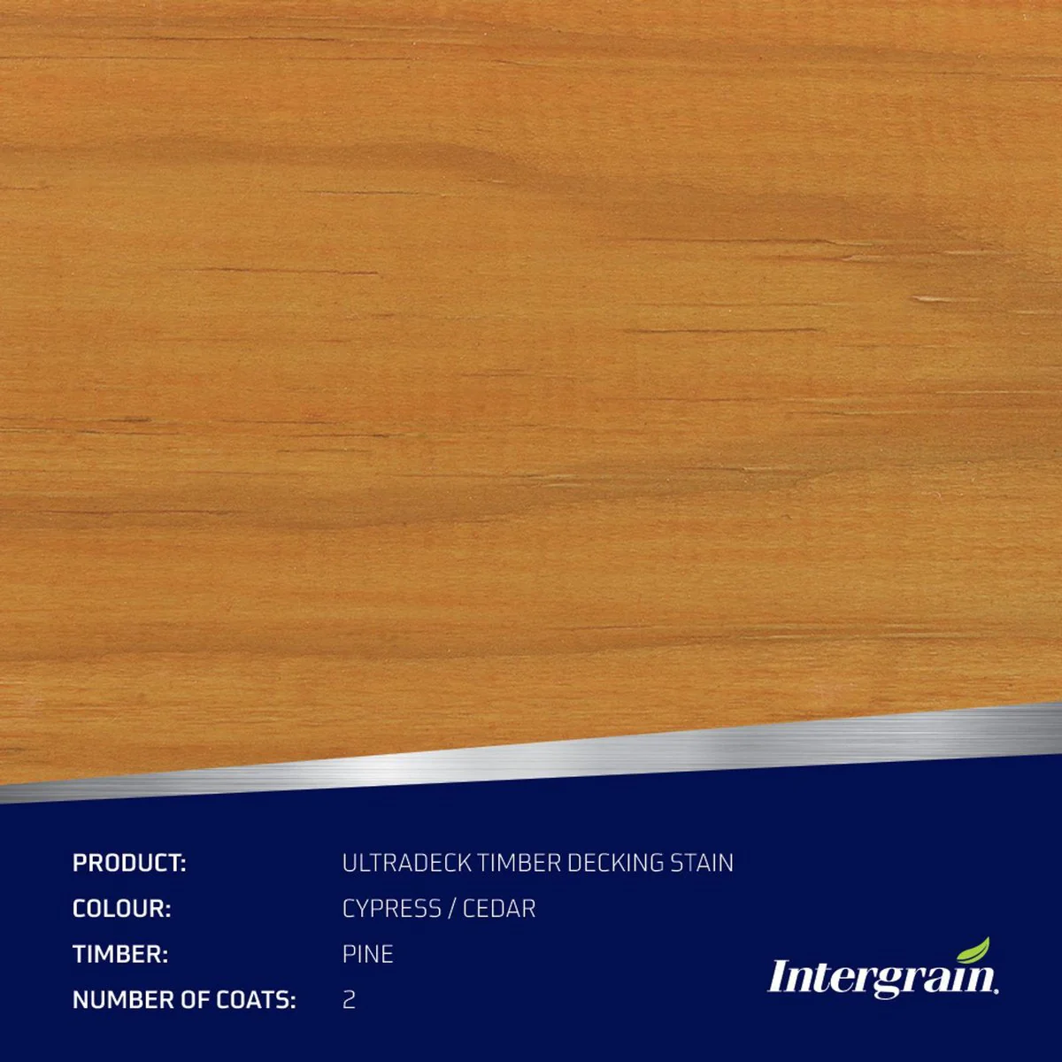 Intergrain NaturalStain - 4L - Water Based - UV Resistant - Image 2