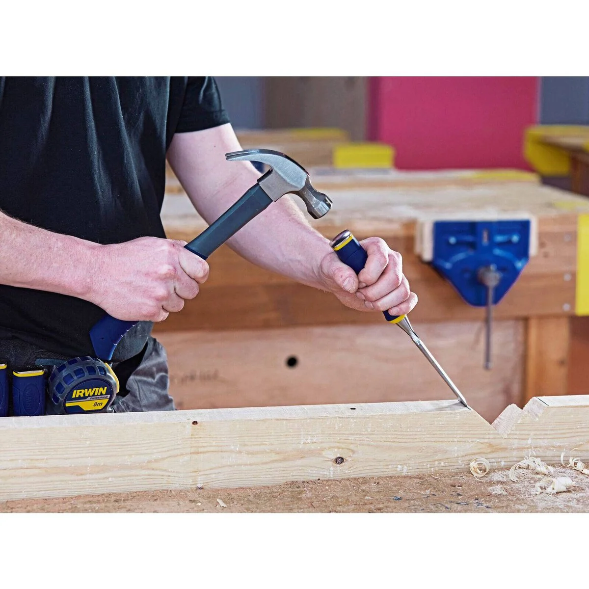 Irwin 25mm MS500 Marples Construction Chisel 10501708 - Durable Steel - Ergonomic Handle - Image 3