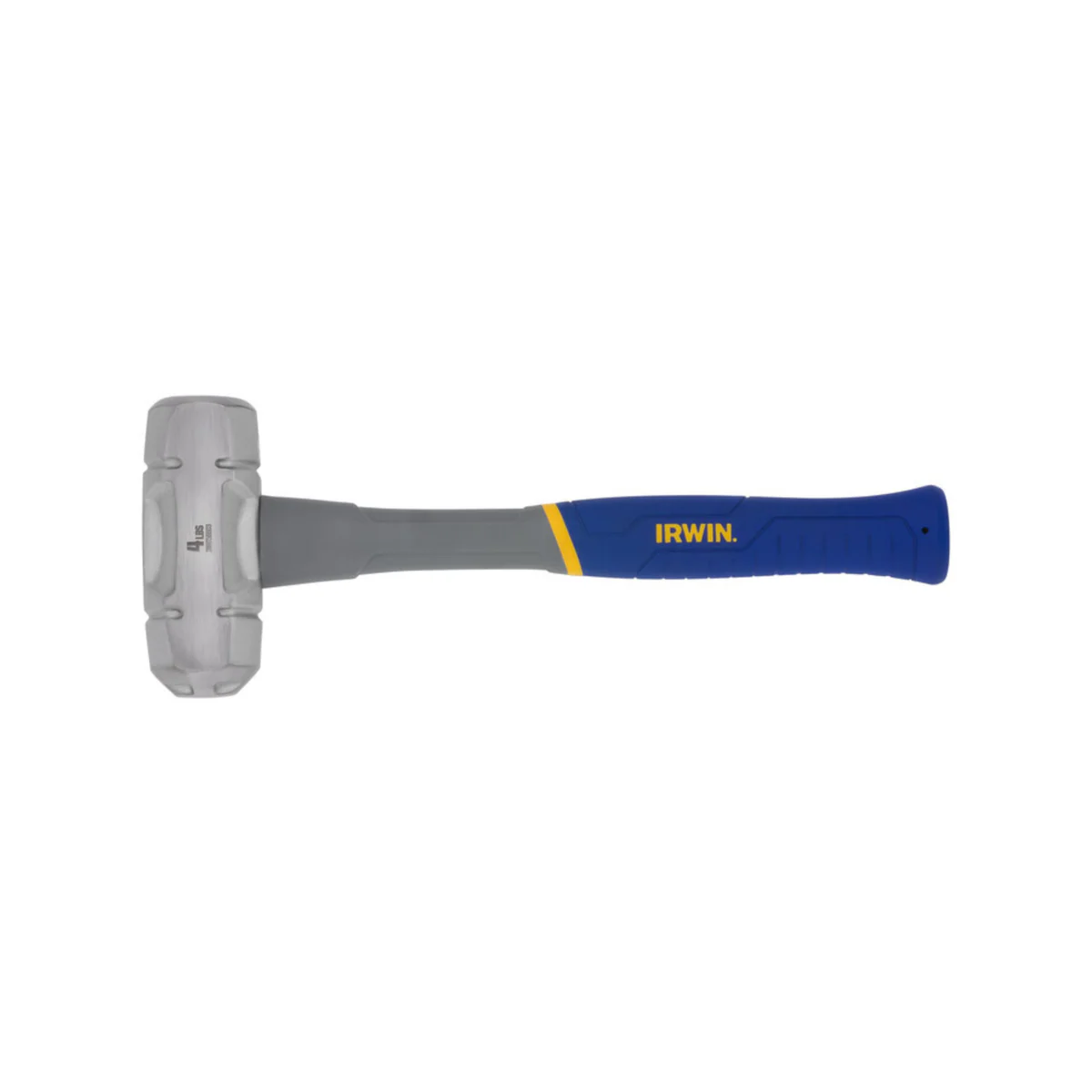 Irwin 4lb Sledge Hammer - Forged Steel Head - Fibreglass Core - Lightweight