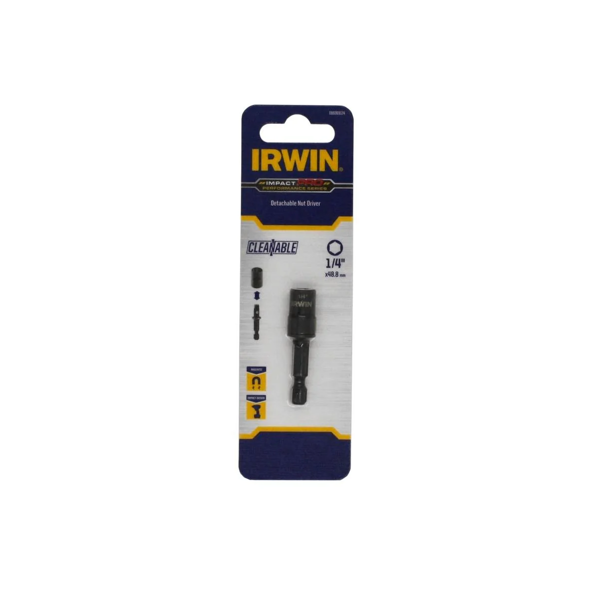 Irwin Detachable Nutsetter - 1/4" - Black - Impact Driver Use