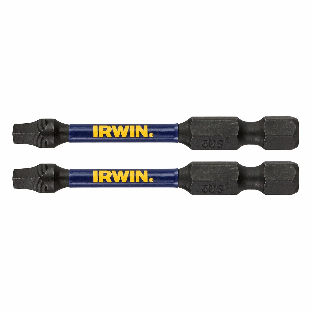 Irwin Impact Bits - 57mm SQ2 - Magnetised - High Strength - 2 Pack - Image 2