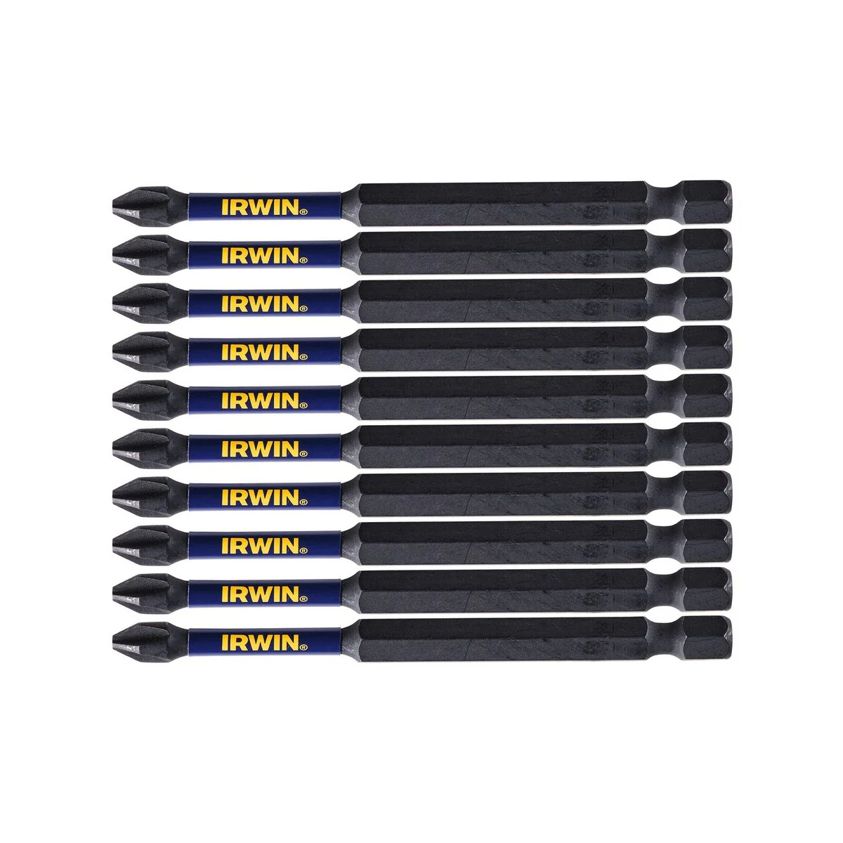 Irwin Impact Bits - 89mm - Magnetised - High Strength - 10 Pack - Image 2