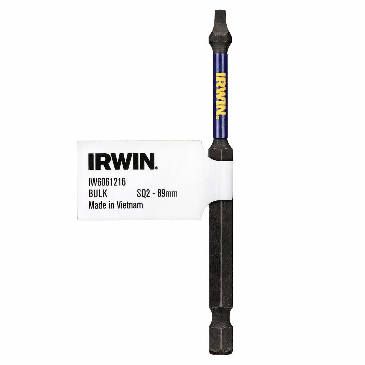 Irwin Impact Bits - 89mm SQ2 - Magnetised - High Strength