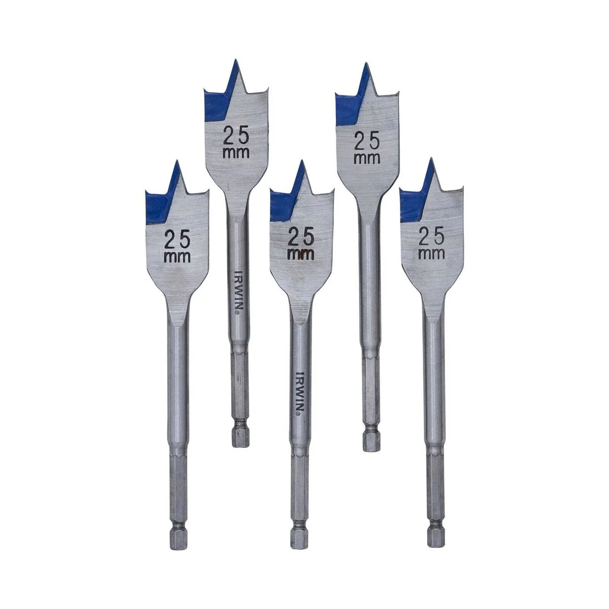 Irwin Spade Bit - 25mm - Blue Groove - 5 Pack