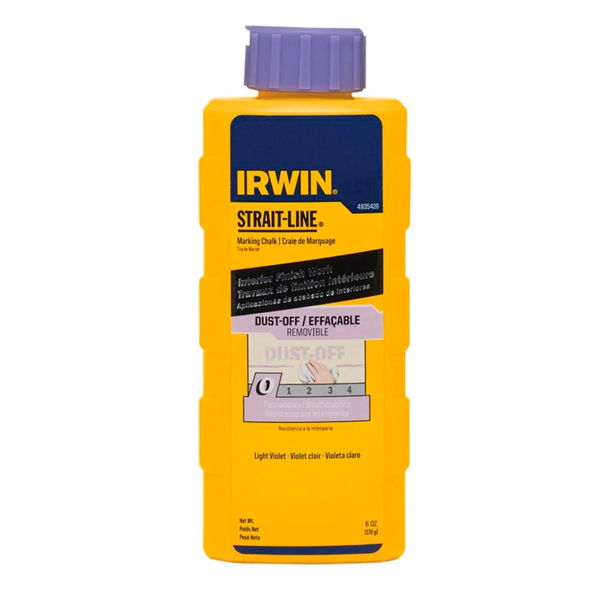 Irwin Strait Line - 6oz - Marking Chalk - High Visibility