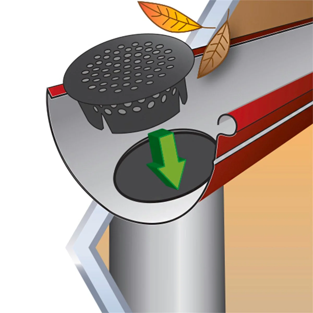 Jack Downpipe Covers - 90mm - Plastic - Prevents Blockage - 2 Pack - Image 2