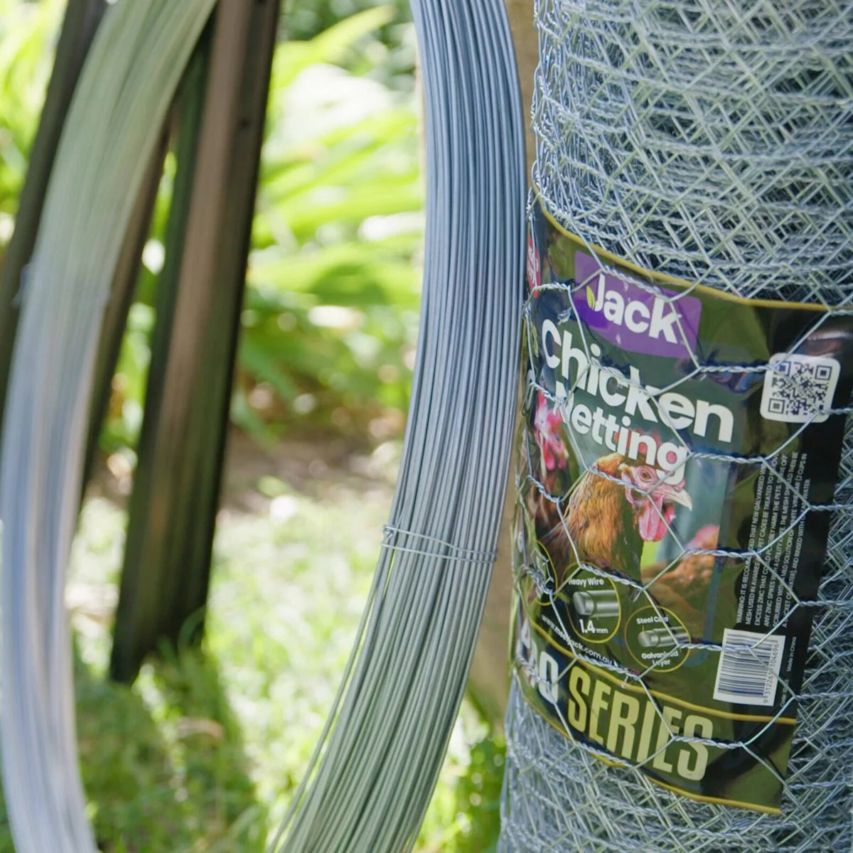Jack Handyfence Fence Wire - 3mm x 250m - Galvanised - Soft Steel - Image 2